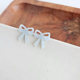 Bow Studs - Light Blue from Spiffy & Splendid
