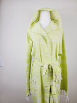 Unisex Robe, Beach or spa Robe with pockets - Sultan Neon from EBRU Home
