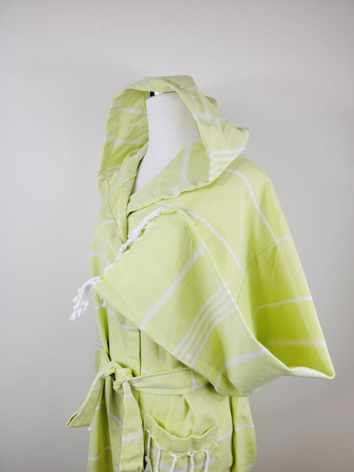 Unisex Robe, Beach or spa Robe with pockets - Sultan Neon from EBRU Home