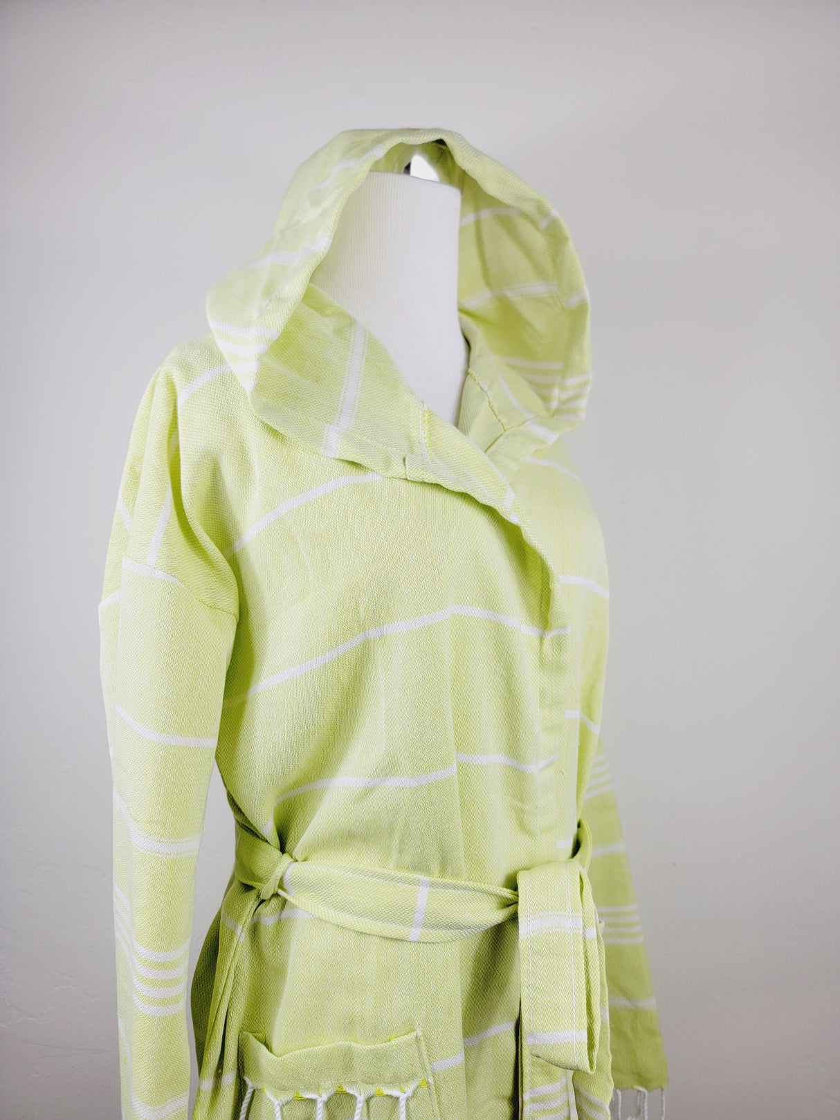 Unisex Robe, Beach or spa Robe with pockets - Sultan Neon from EBRU Home