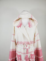 Unisex Robe, Beach or spa Robe with pockets - Red from EBRU Home