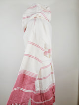 Unisex Robe, Beach or spa Robe with pockets - Red from EBRU Home