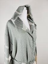 Unisex Robe, Beach or spa Robe with pockets - Dark Green from EBRU Home