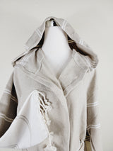 Unisex Robe, Beach or spa Robe with pockets - Beige from EBRU Home