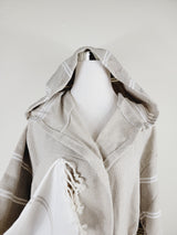 Unisex Robe, Beach or spa Robe with pockets - Beige from EBRU Home