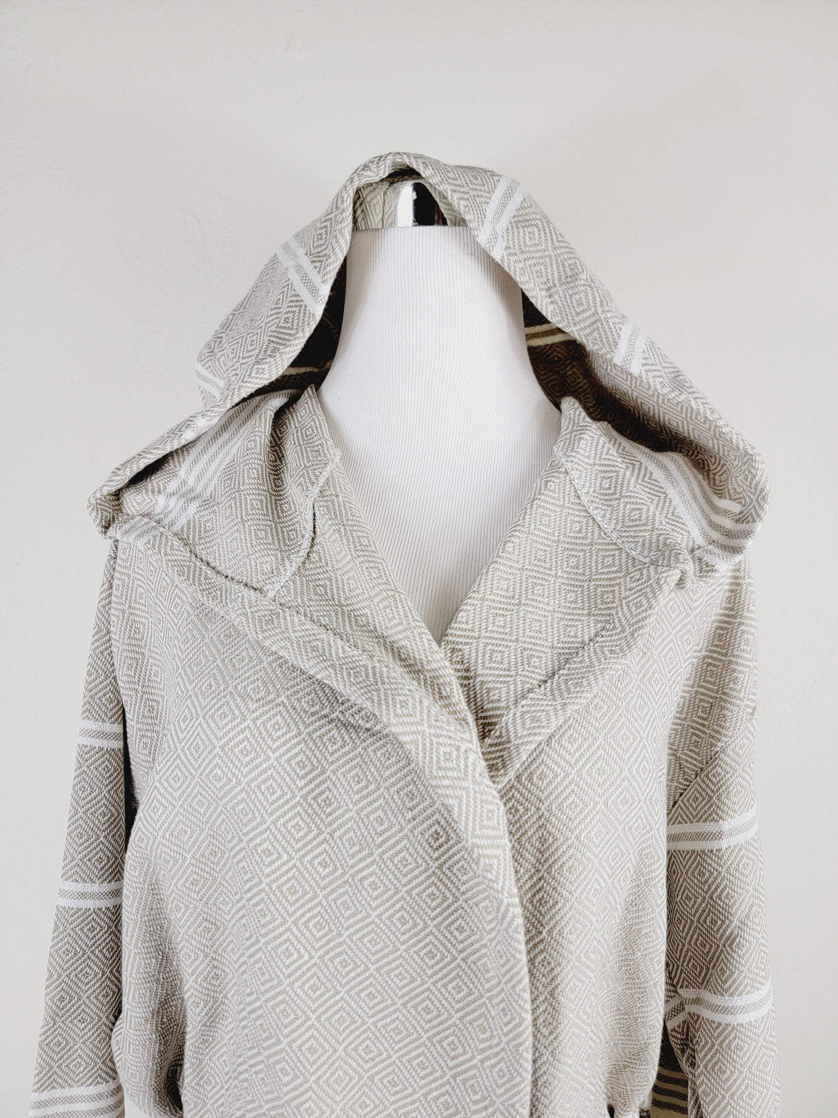 Unisex Robe, Beach or spa Robe with pockets - Beige from EBRU Home