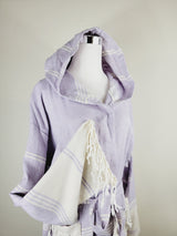 Unisex Robe, Beach or spa Robe with pockets - Lilac from EBRU Home