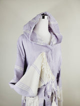 Unisex Robe, Beach or spa Robe with pockets - Lilac from EBRU Home