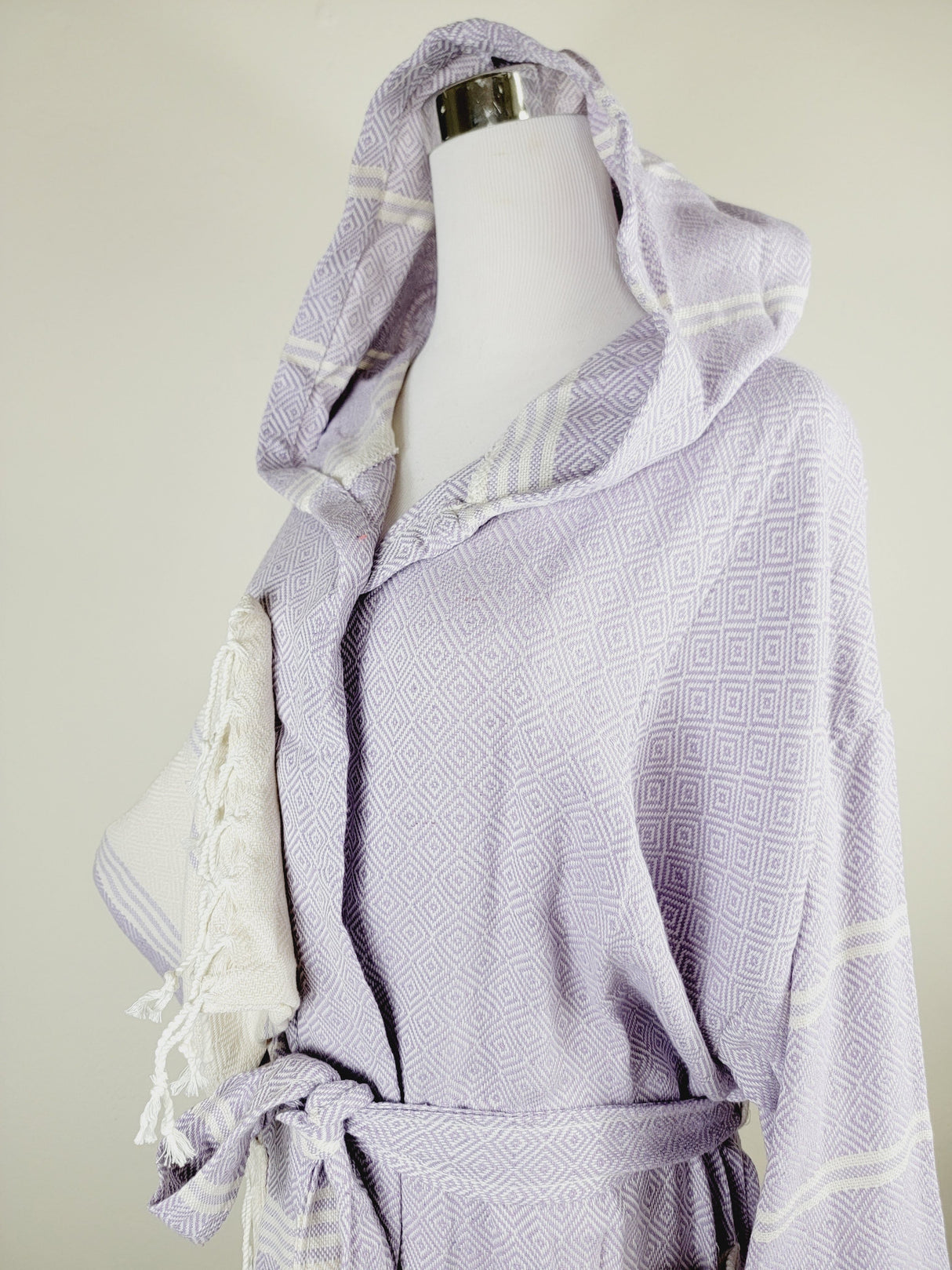 Unisex Robe, Beach or spa Robe with pockets - Lilac from EBRU Home