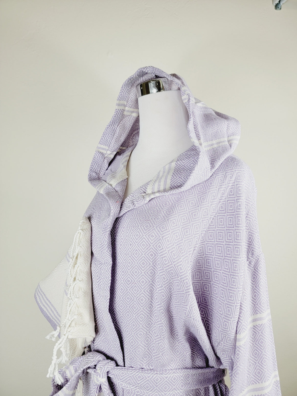 Unisex Robe, Beach or spa Robe with pockets - Lilac from EBRU Home