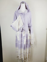 Unisex Robe, Beach or spa Robe with pockets - Lilac from EBRU Home