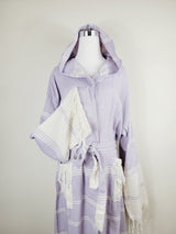 Unisex Robe, Beach or spa Robe with pockets - Lilac from EBRU Home
