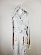 Unisex Robe, Beach or spa Robe with pockets - Light Gray from EBRU Home