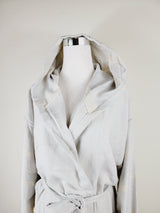 Unisex Robe, Beach or spa Robe with pockets - Light Gray from EBRU Home