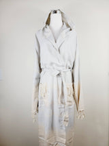 Unisex Robe, Beach or spa Robe with pockets - Light Gray from EBRU Home
