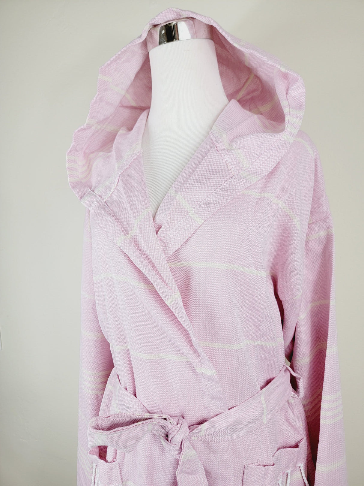 Unisex Robe, Beach or spa Robe with pockets - Sultan Pink from EBRU Home