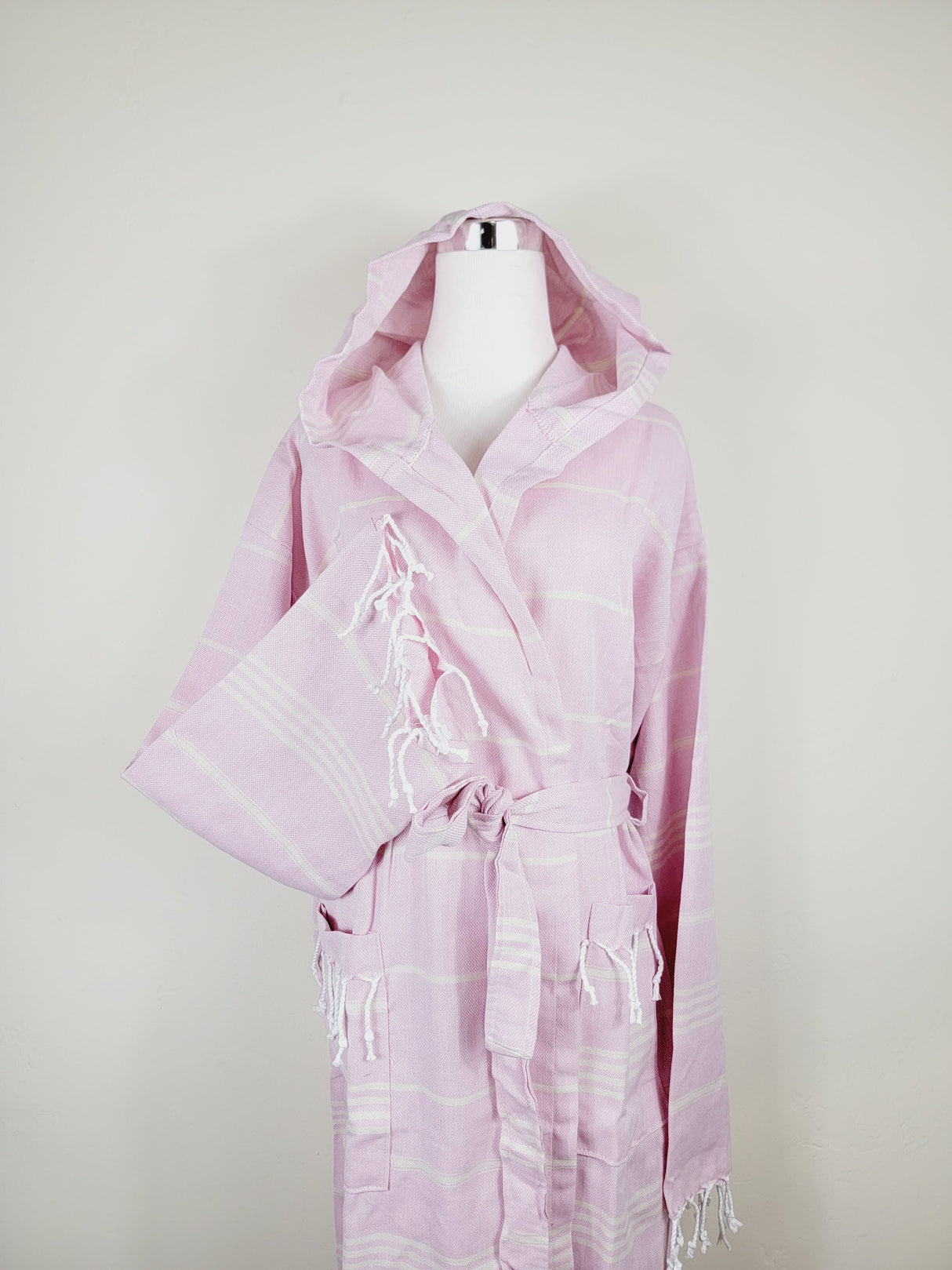 Unisex Robe, Beach or spa Robe with pockets - Sultan Pink from EBRU Home