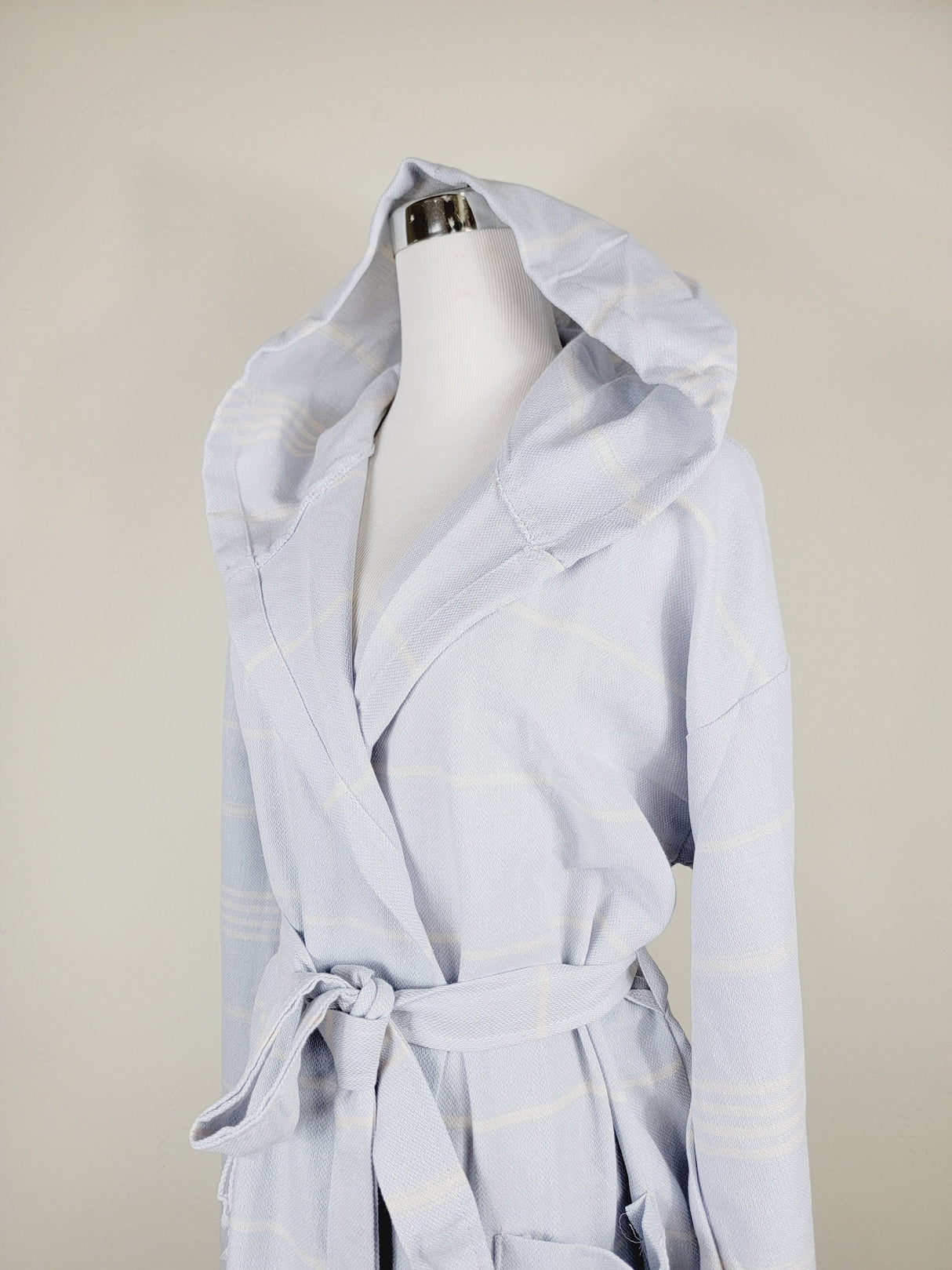 Unisex Robe, Beach or spa Robe with pockets - Sultan Gray from EBRU Home