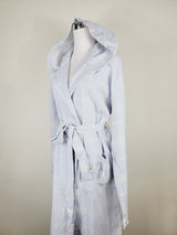 Unisex Robe, Beach or spa Robe with pockets - Sultan Gray from EBRU Home
