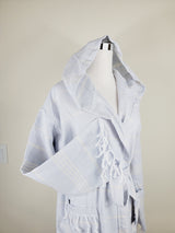 Unisex Robe, Beach or spa Robe with pockets - Sultan Gray from EBRU Home