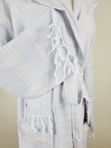 Unisex Robe, Beach or spa Robe with pockets - Sultan Gray from EBRU Home