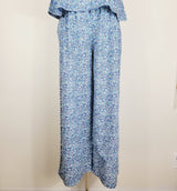 STRAIGHT-LEG ELASTICATED COTTON PANTS from EBRU Home