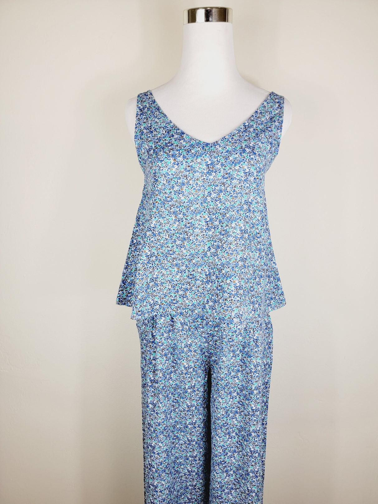 STRAIGHT-LEG ELASTICATED COTTON PANTS from EBRU Home