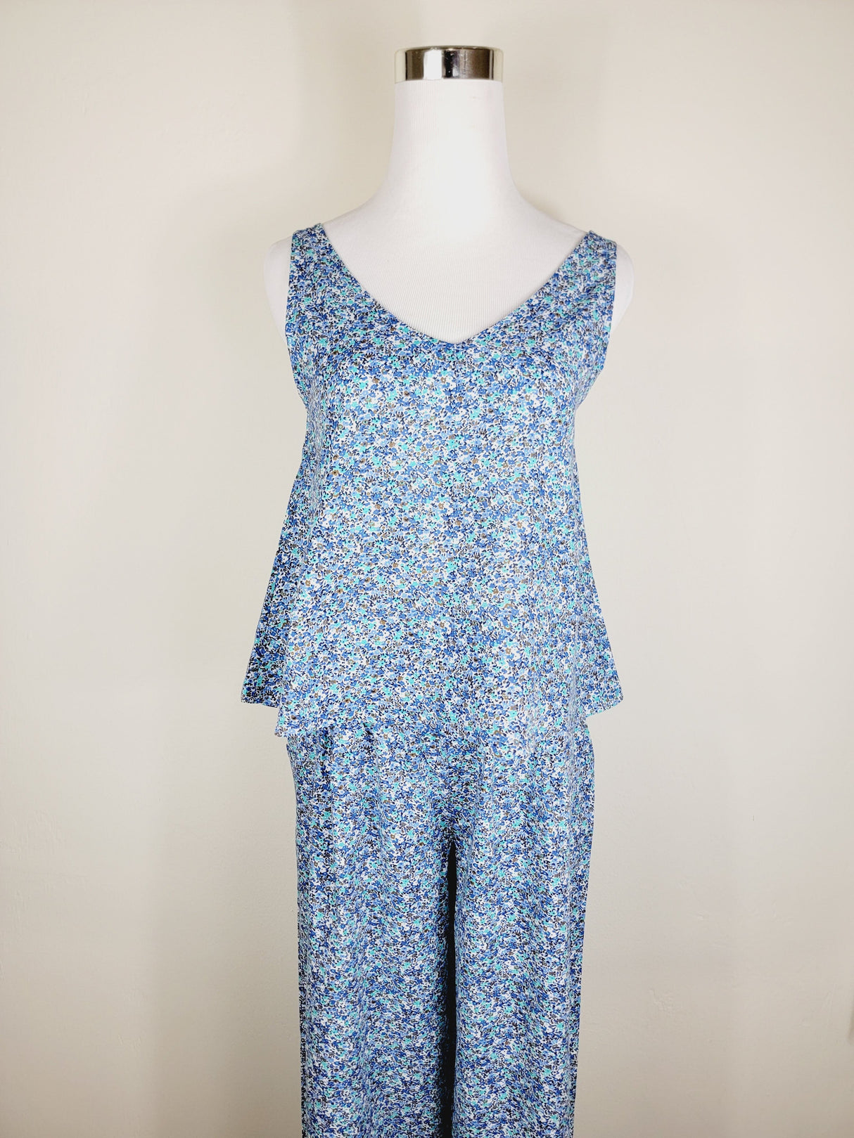 STRAIGHT-LEG ELASTICATED COTTON PANTS from EBRU Home