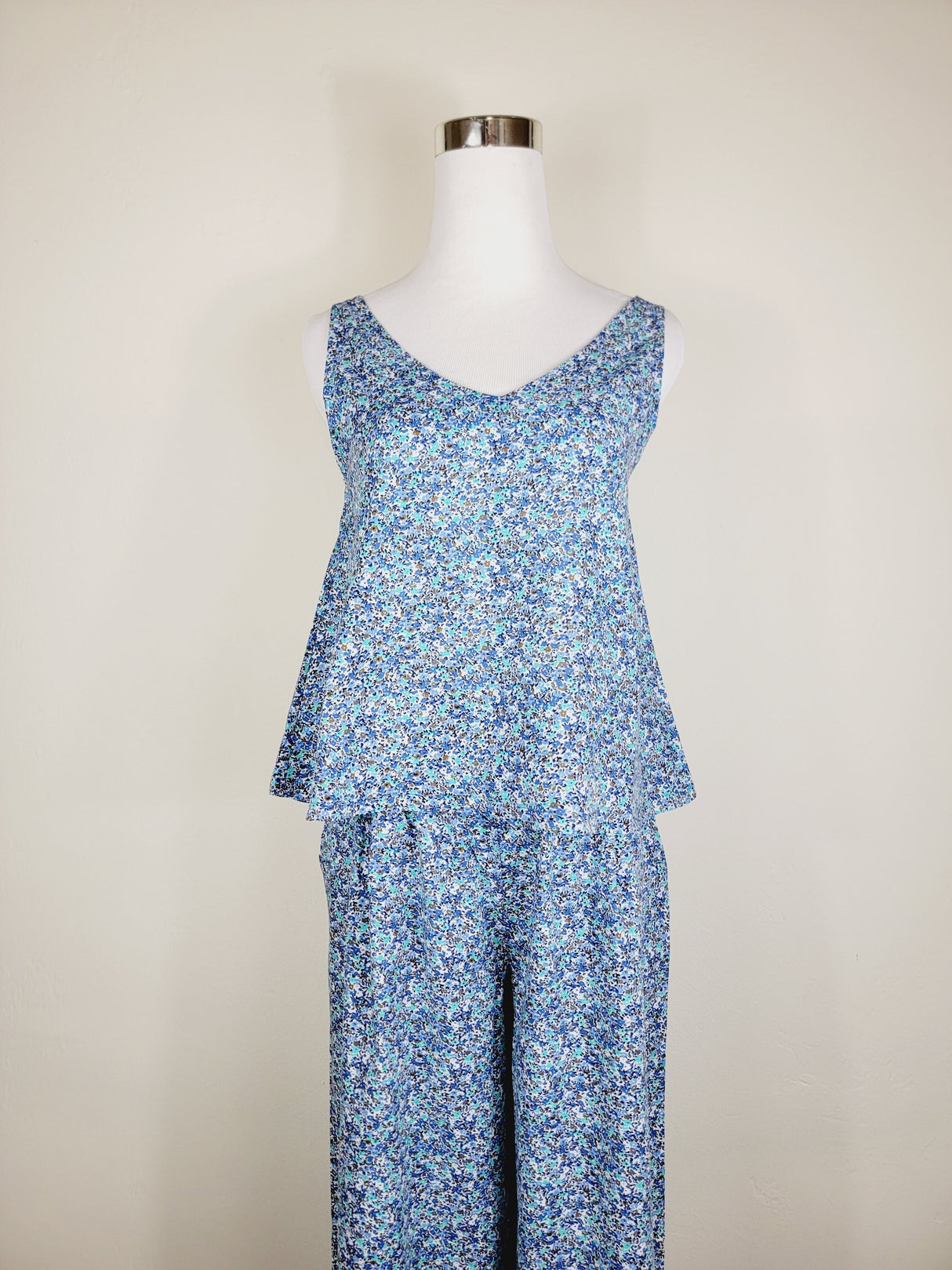 STRAIGHT-LEG ELASTICATED COTTON PANTS from EBRU Home