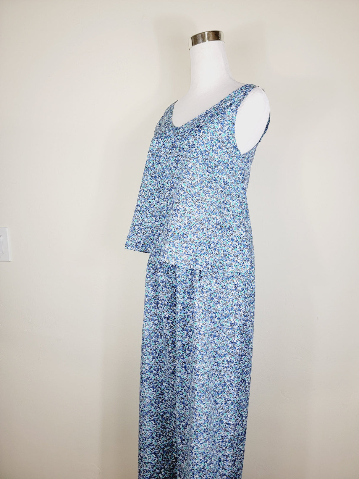 STRAIGHT-LEG ELASTICATED COTTON PANTS from EBRU Home