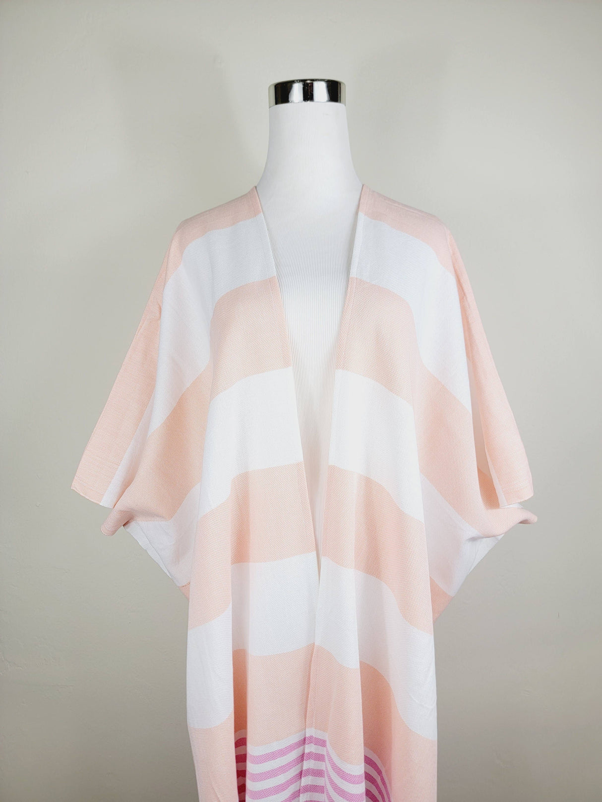 Beach cover up, Beach Dress open front - Orange