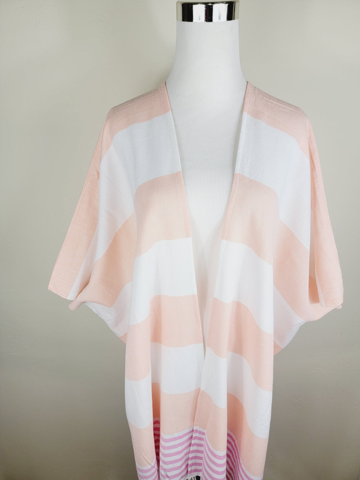 Beach cover up, Beach Dress open front - Orange