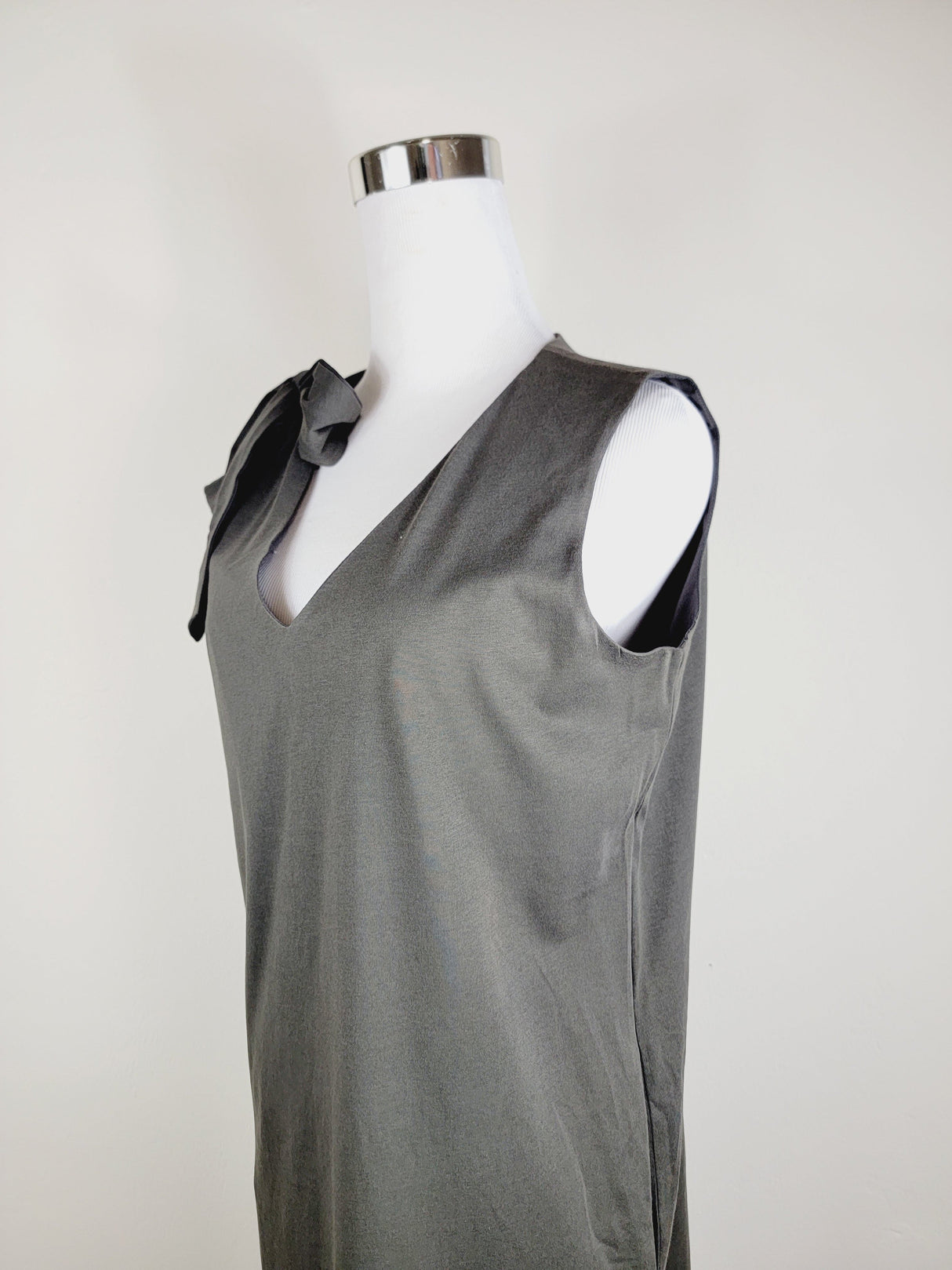 Jersey dress v neck tie shoulder with pockets Premium Quality from EBRU Home