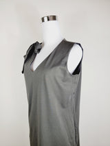 Jersey dress v neck tie shoulder with pockets Premium Quality from EBRU Home