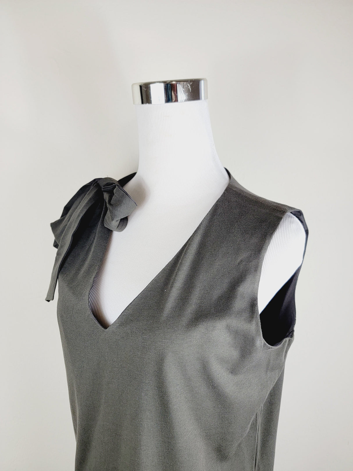 Jersey dress v neck tie shoulder with pockets Premium Quality from EBRU Home