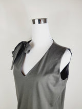 Jersey dress v neck tie shoulder with pockets Premium Quality from EBRU Home
