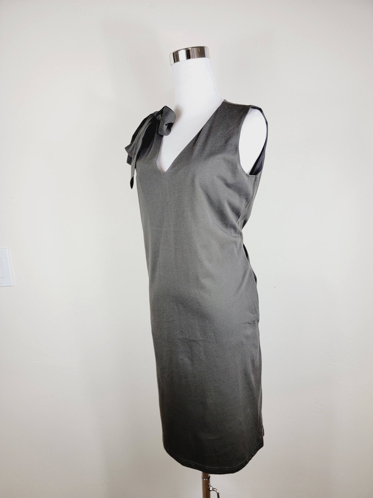 Jersey dress v neck tie shoulder with pockets Premium Quality from EBRU Home