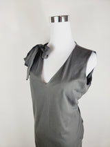 Jersey dress v neck tie shoulder with pockets Premium Quality from EBRU Home