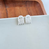 Ghost Studs - White Shimmer from Spiffy & Splendid
