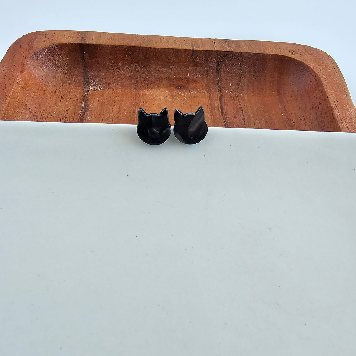Cat Studs - Black from Spiffy & Splendid