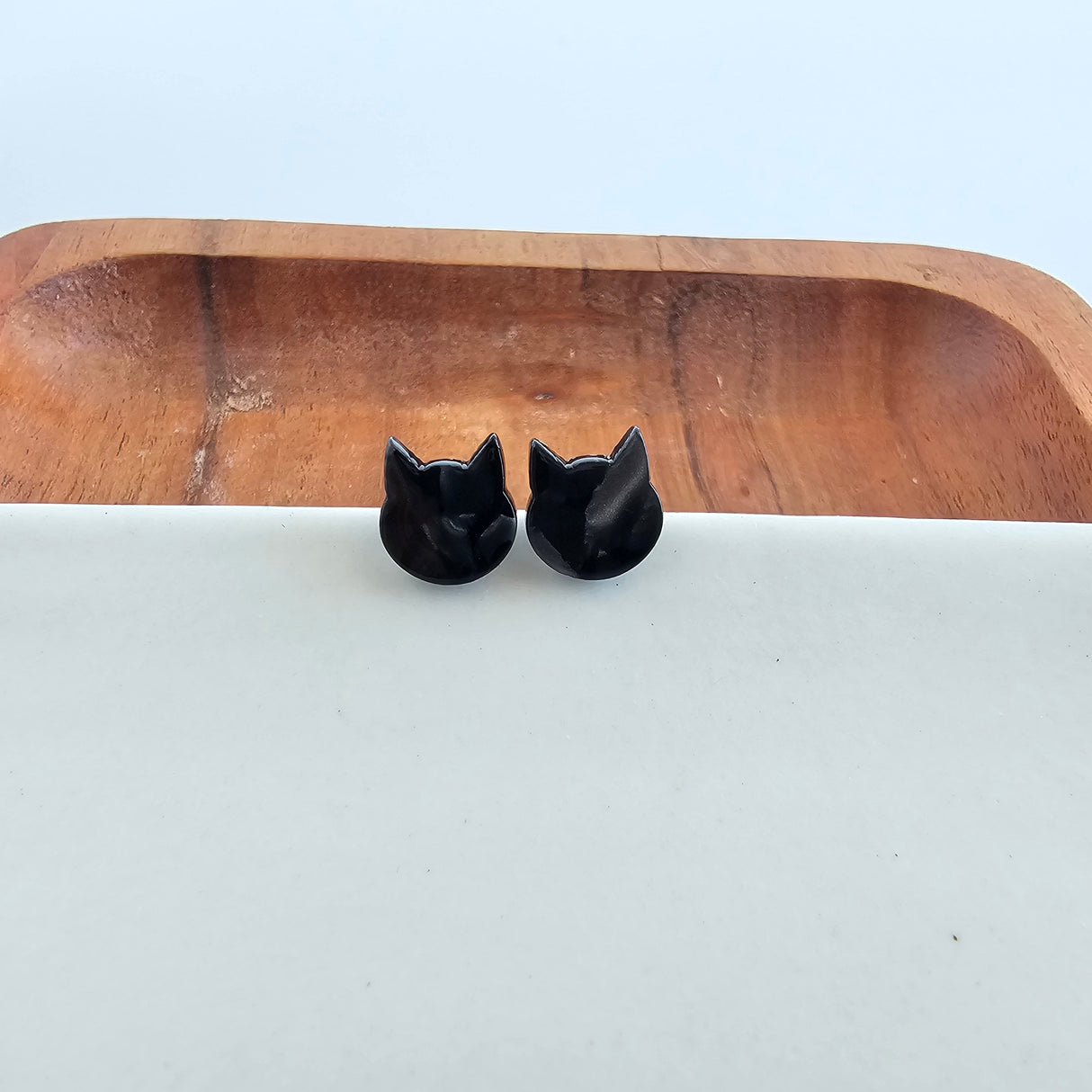 Cat Studs - Black from Spiffy & Splendid