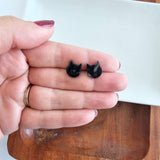 Cat Studs - Black from Spiffy & Splendid