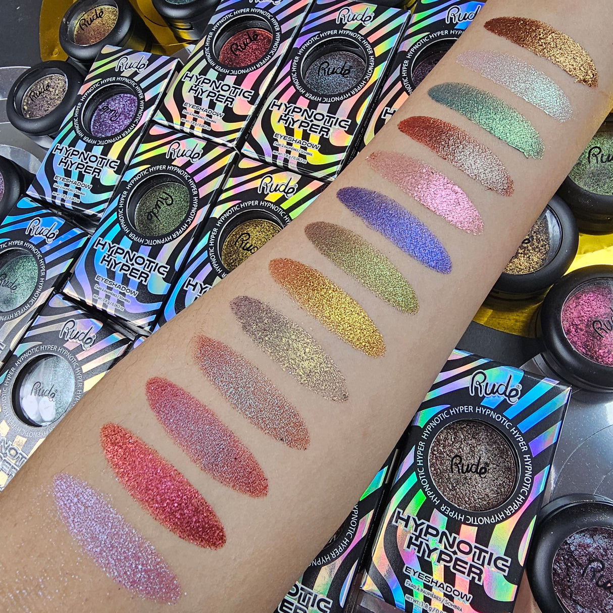 Hypnotic Hyper Duo Chrome Eyeshadow from Rude Cosmetics