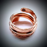 Crystal Embedded Wrap Around Ring from Alexa Martha Designs