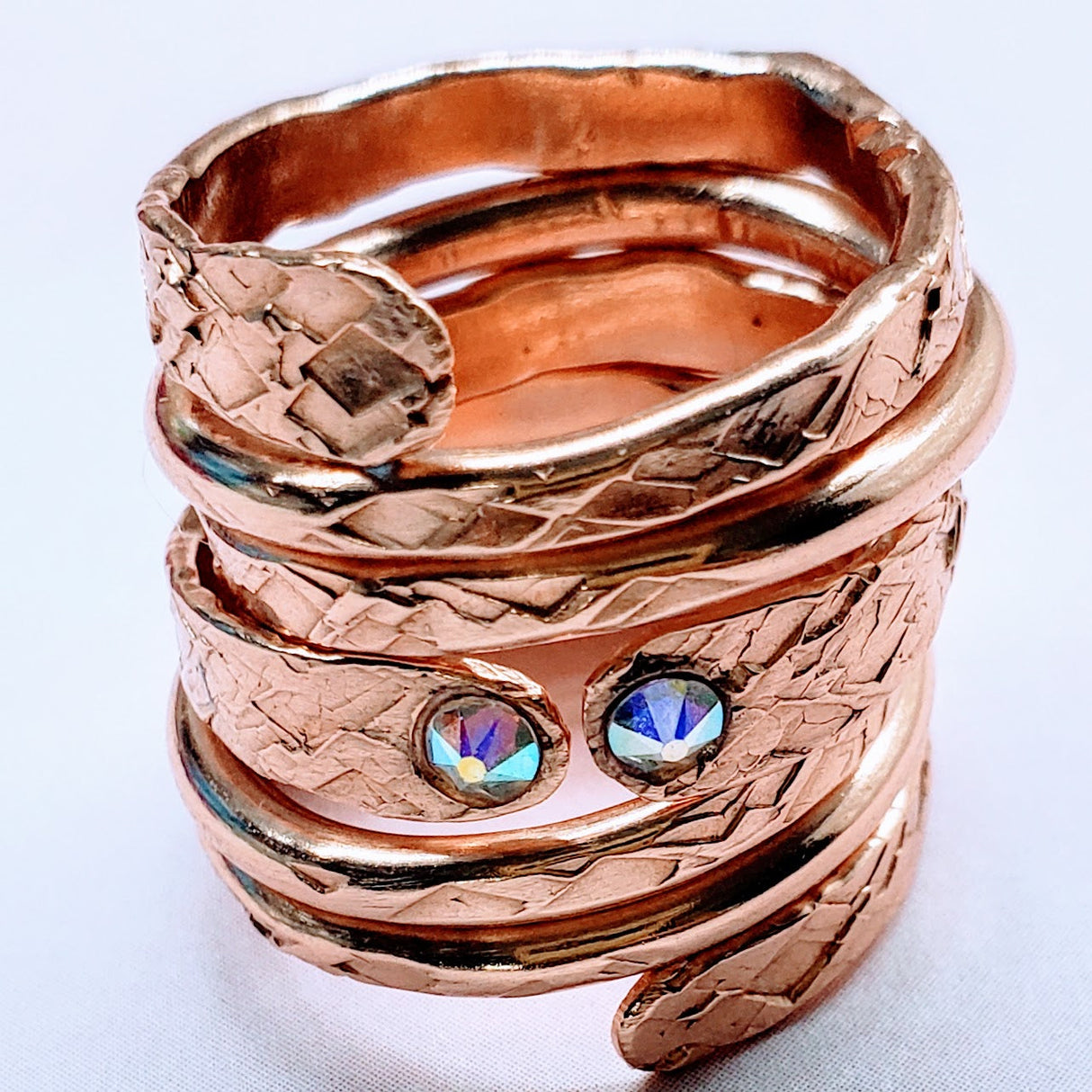 Crystal Embedded Wrap Around Ring from Alexa Martha Designs