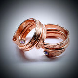 Crystal Embedded Wrap Around Ring from Alexa Martha Designs