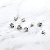4mm Sterling Silver Spiral Ear Studs from Alexa Martha Designs