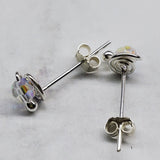 4mm Sterling Silver Spiral Ear Studs from Alexa Martha Designs