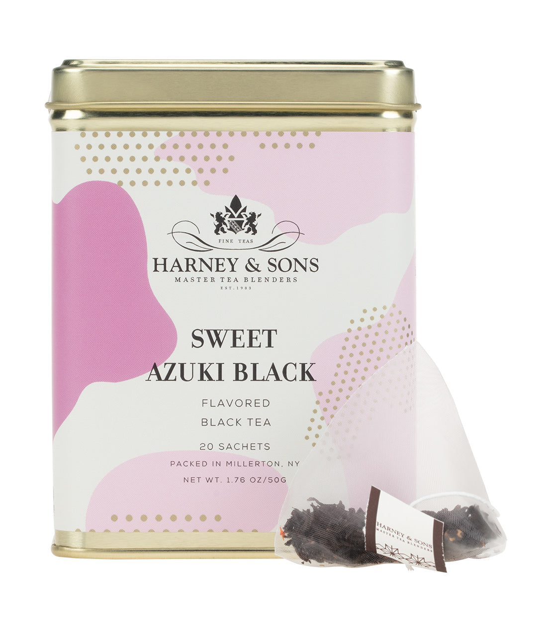 Sweet Azuki Black, Tin of 20 Sachets