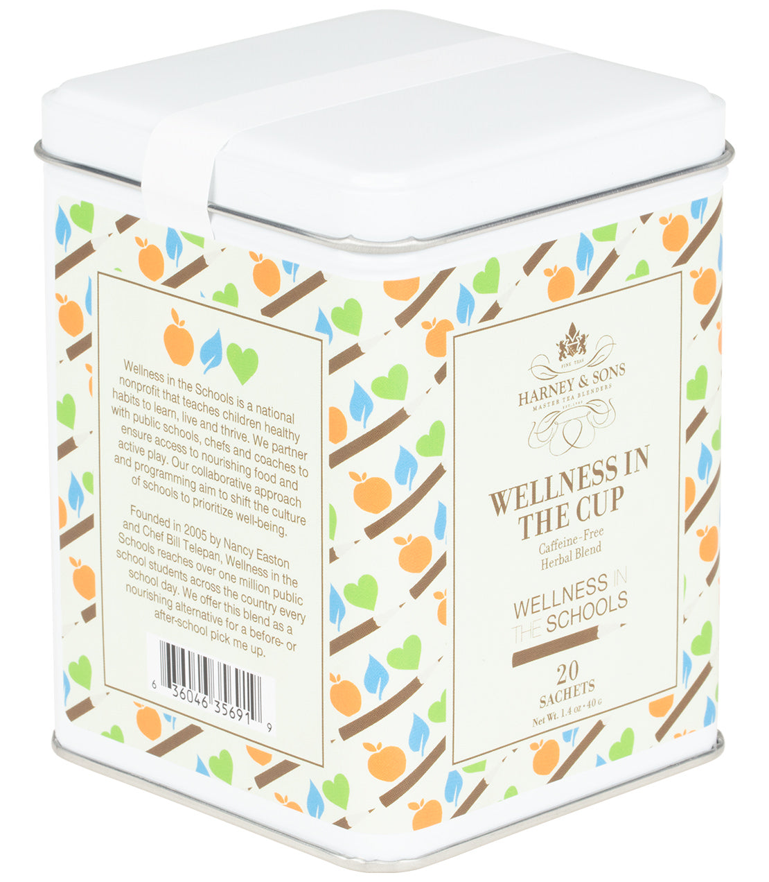 Wellness in the Cup, Tin of 20 Sachets from Harney & Sons Fine Teas